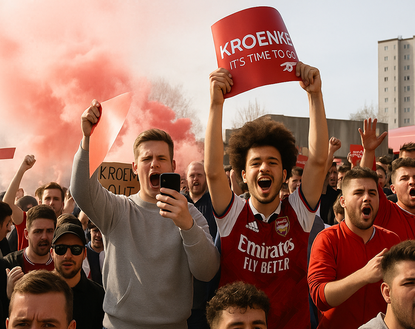 Generation Z football fans aged 18-24
